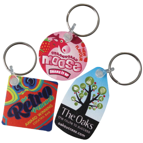Full Colour Foam Backed Keyrings