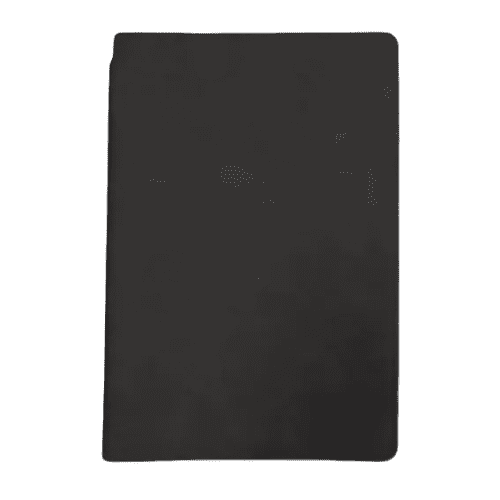 Customised Whiteboard Notebook in Black with a design from Total Merchandise