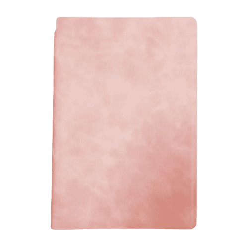 Branded Whiteboard Notebook in Pink with a design from Total Merchandise