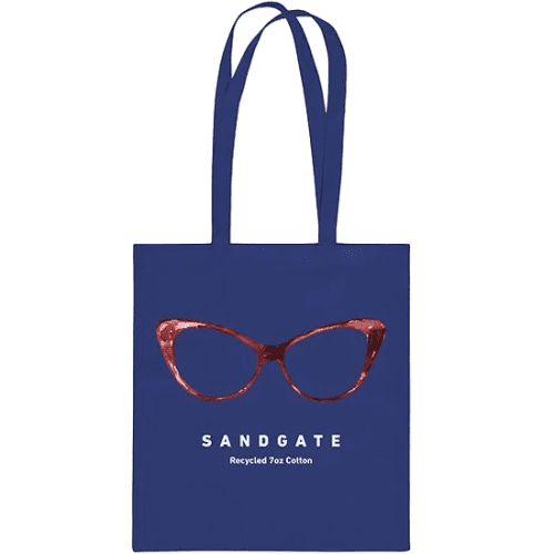 Sandgate Recycled 7oz Cotton Canvas Tote Bag in Royal Blue