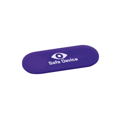 Custom Branded Webcam Protector in Royal Blue personalised with your logo from Total Merchandise