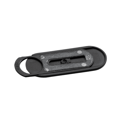 Logo Printed Webcam Protector in Black personalised with your logo from Total Merchandise