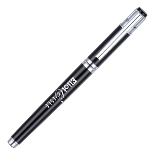 Branded Enfield Gel Roller Ballpen in Black with a design from Total Merchandise