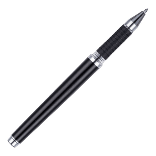 Enfield Gel Roller Ballpen with the lid off with a design from Total Merchandise