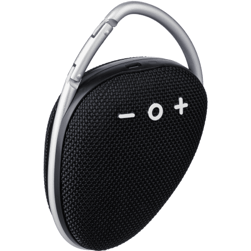 Custom Branded Outdoor Speakers in Black printed with your company logo in a full-colour design