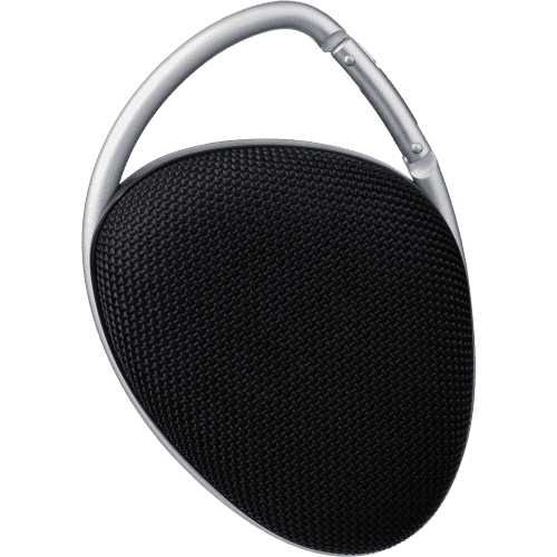 Promotional Outdoor Speakers in Black printed with your company logo in a full-colour design