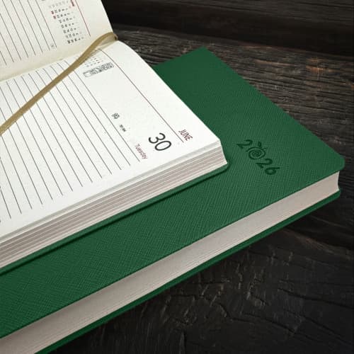 Logo Branded A5 Ortisei Appeel Diaries branded with your logo from Total Merchandise