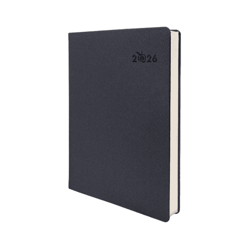 Customisable A5 Ortisei Appeel Diary in Navy branded with your logo from Total Merchandise