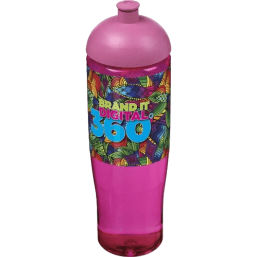 Promotional 700ml Tempo Sports Bottles with Dome Lid in Magenta from Total Merchandise