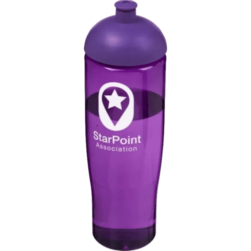 Customised 700ml Tempo Sports Bottles with Dome Lid in Purple from Total Merchandise