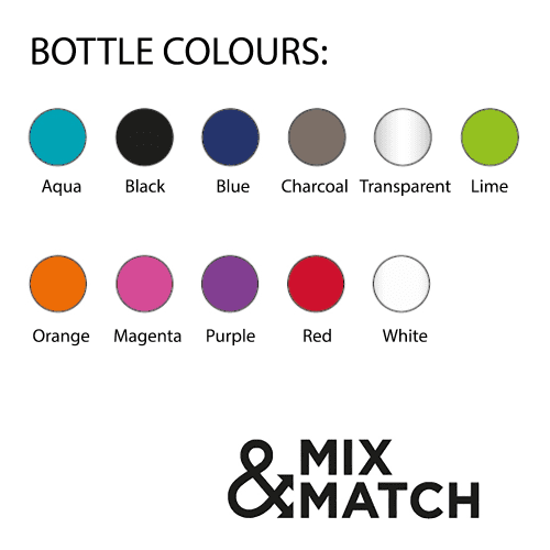 650ml Base Sports Bottles with Dome Lid