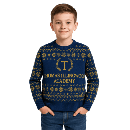 Branded Childrens Christmas jumper with a design from Total Merchandise