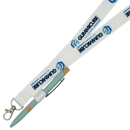 Pen Holder Lanyard in White