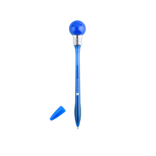 Promotional Flashing Pen in Blue with a design from Total Merchandise