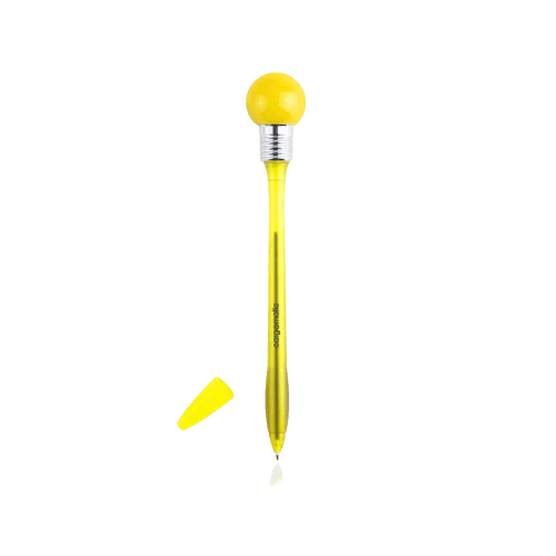 Printed Flashing Pen in Yellow with a design from Total Merchandise