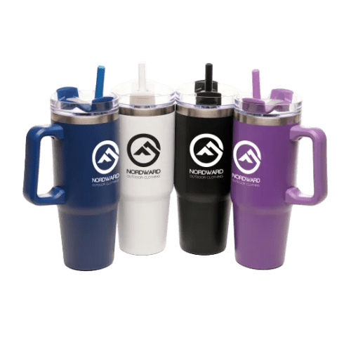 Group image of the Everest Go 900ml Travel Mug from Total Merchandise