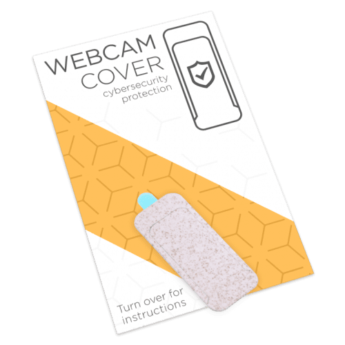 Promotional printed Eco Wheat Webcam Cover Packaging with a design from Total Merchandise