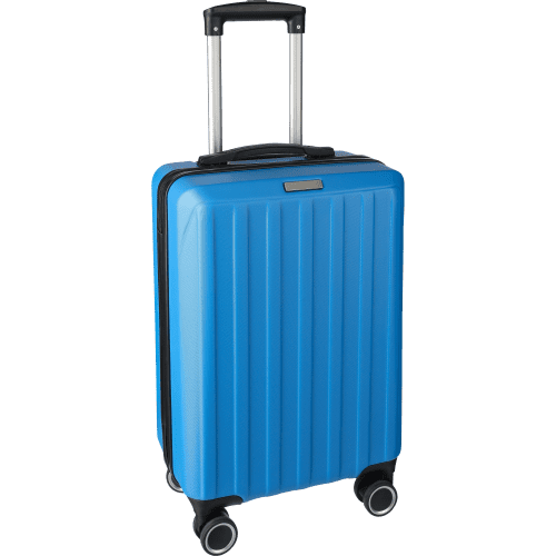 Customisable Hard Shell Suitcase in Blue branded with your logo from Total Merchandise