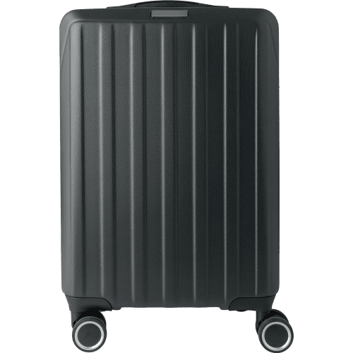 Customisable Hard Shell Suitcase in Black branded with your logo from Total Merchandise