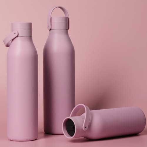 Lifestyle image of the Circular & Co 750ml Recycled Stainless Steel Water Bottles from Total Merchandise