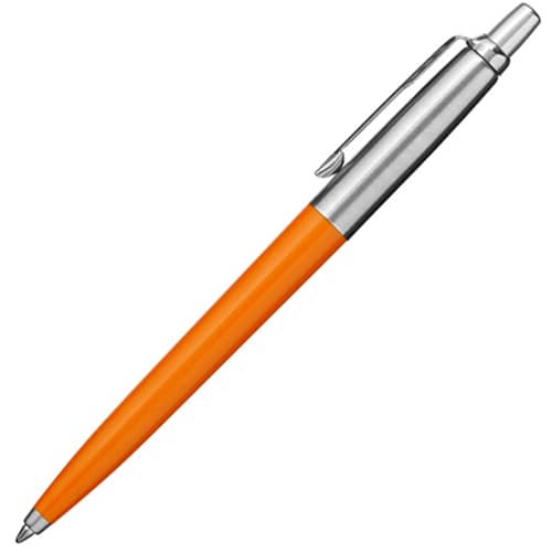 Promotional orange Parker Jotter Ballpen printed with your logo from Total Merchandise