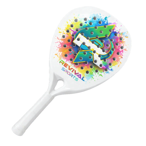 Beginners Padel Rackets in White