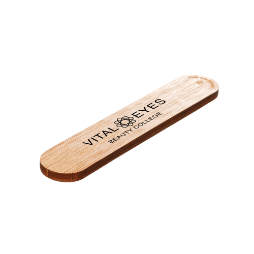 Cutom Branded Bamboo Nail Files with a design from Total Merchandise