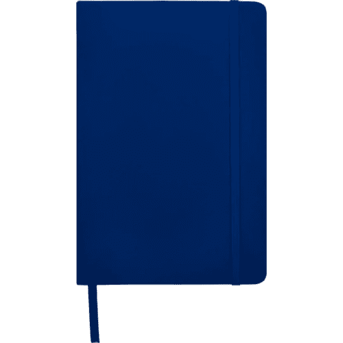 Customisable A5 Spectrum Notebook with Dotted Pages in Navy printed with your company logo