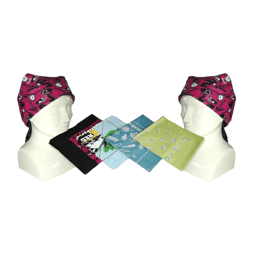 Coloured Tie Up Bandana