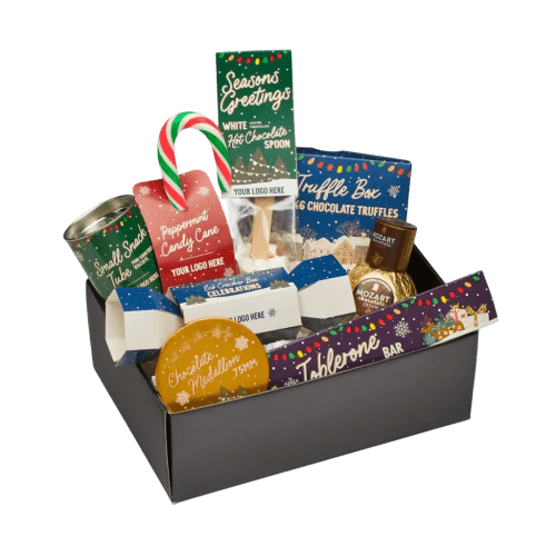 Branded christmas Maxi Gift box in White from Total Merchadnise