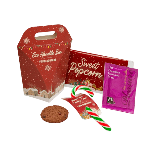 Branded Christmas Eve Box in White With a full colour design from Total Merchandise