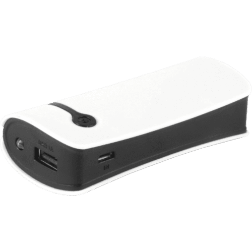 Branded 4400mAh Velocity Powerbank in White from Total Merchandise