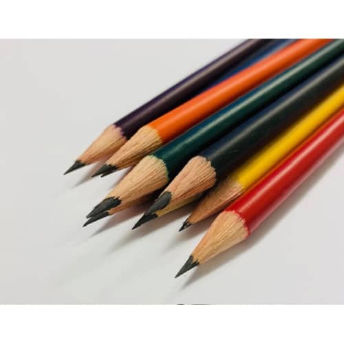 Group image of the UK Sustainable Round Pencil with Eraser from Total Merchandise