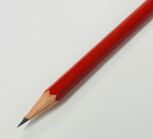 Close up of the UK Sustainable Hexagonal Pencils from Total Merchandise