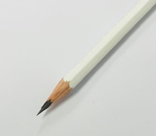 Close up of the UK Sustainable Hexagonal Pencils from Total Merchandise