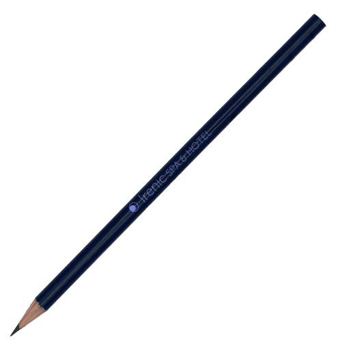 Custom branded UK Sustainable Round Pencils in Blue from Total Merchandise