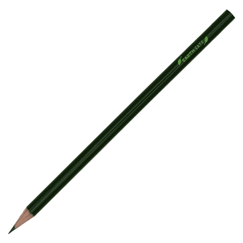 Printed UK Sustainable Round Pencils in Green from Total Merchandise