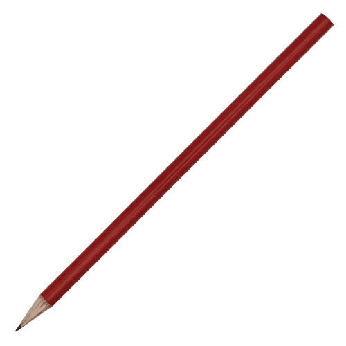 Custom UK Sustainable Round Pencils in Red from Ttoal Merchandise