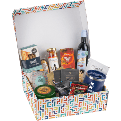 Customised Genie Magna Christmas Hamper Box branded with your company logo from Total Merchandise