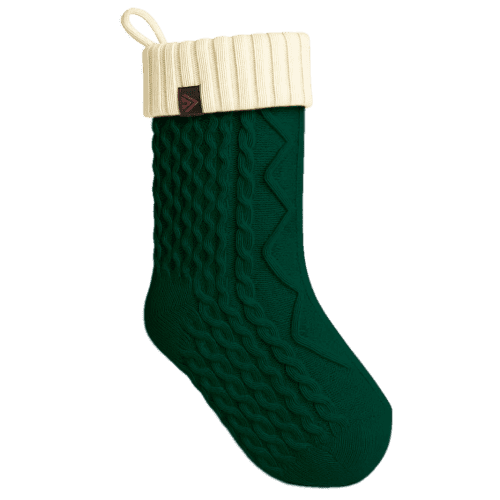 Christmas Gift Stockings in Green