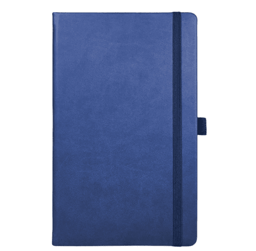 Custom Ivory Tucson Medium Premium Lite Notebooks in China Blue from Total Merchandise