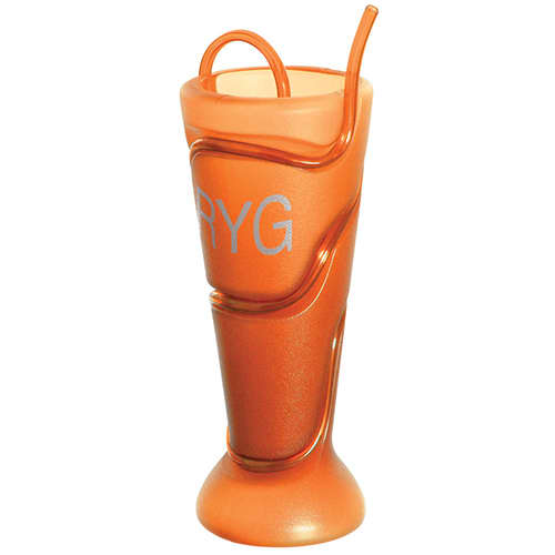 Logo branded Helter Skelter Beaker in orange from Total merchandise