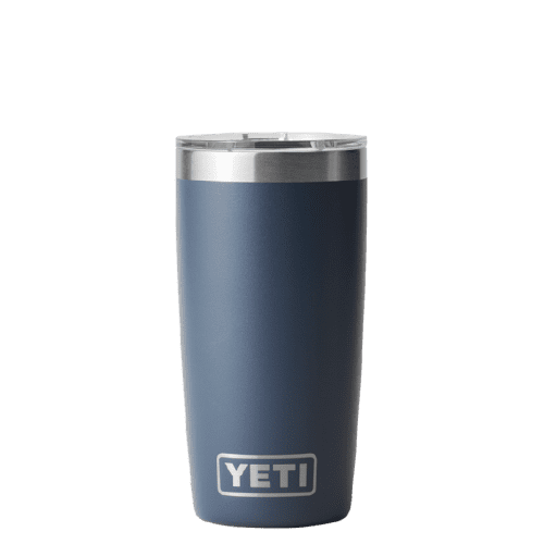 Custom engraved YETI Rambler 20oz Tumbler in Navy