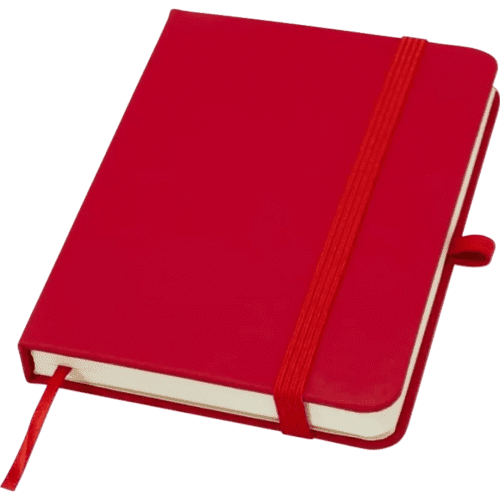 Spectrum Plus A6 Hard Cover Notebook in Red