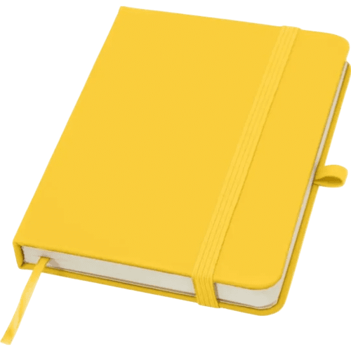 Spectrum Plus A6 Hard Cover Notebook in Yellow