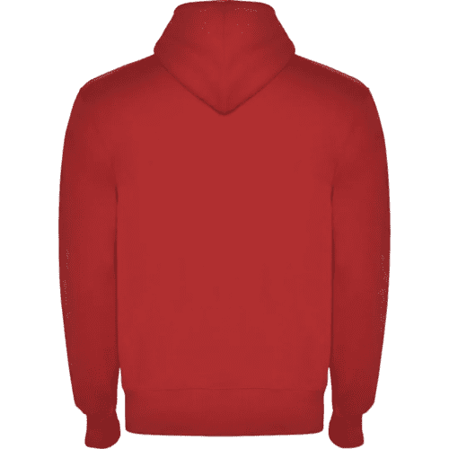 Promotional ROLY Montblanc Unisex Full Zip Hoodie in Red from Total Merchandise
