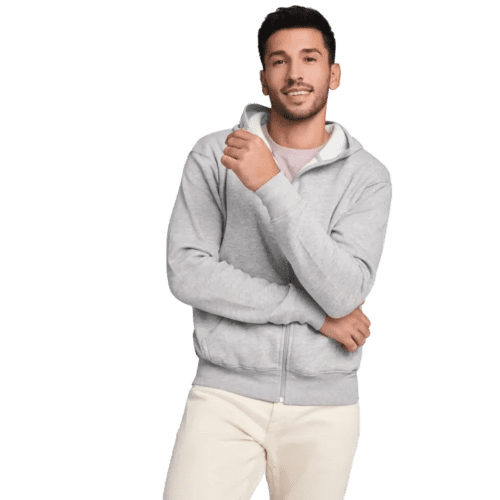 Lifestyle image of the ROLY Montblanc Unisex Full Zip Hoodie from Total Merchandise