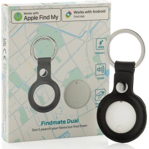 Lifestyle image of the Findmate Dual Recycled Plastic Item Finder from Total Merchandise