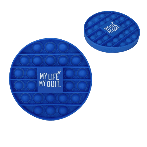 Customisable Pop It Fidget Toy in Blue printed with your company logo from Total Merchandise