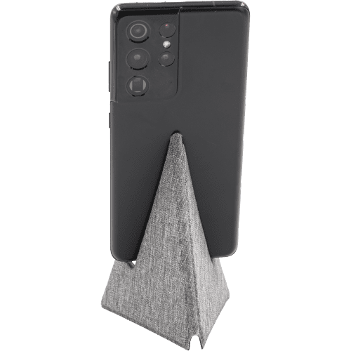 The back of the BrandCharger rPET Phone & Tablet Stand in Grey from Total Merchandise